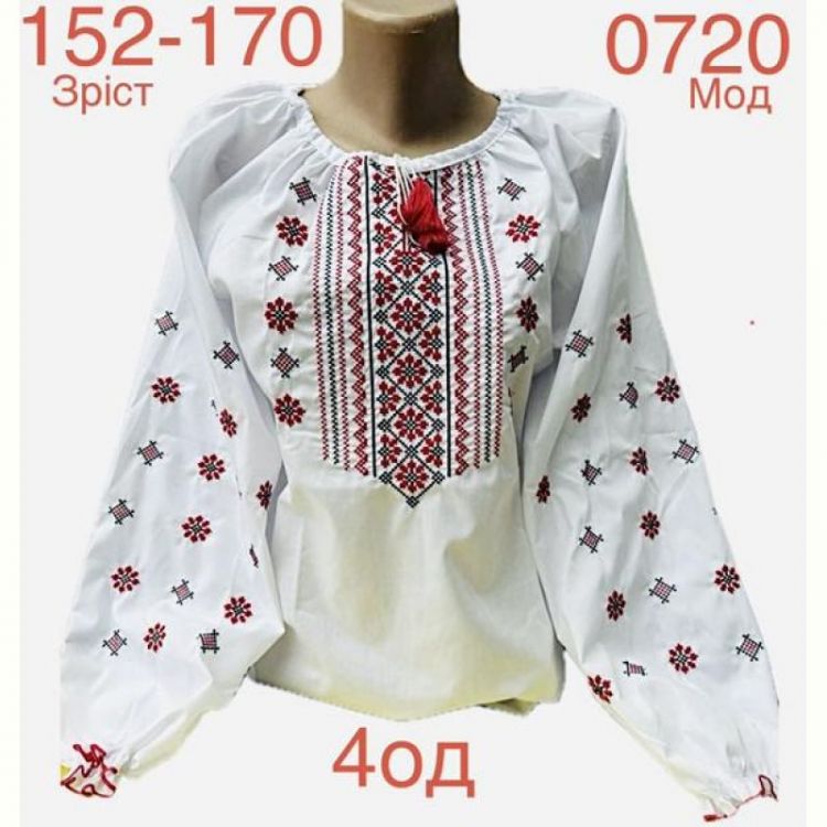 Купить Вышиванка Надийка ND861-0720 white на obuv-plus.com.ua