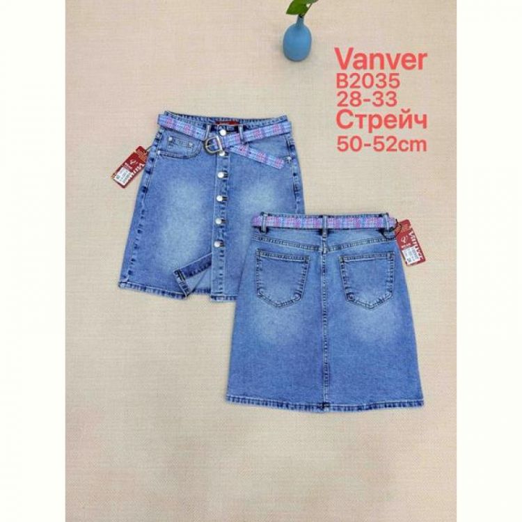 Купить Юбка Vanver B2035 l.blue на obuv-plus.com.ua
