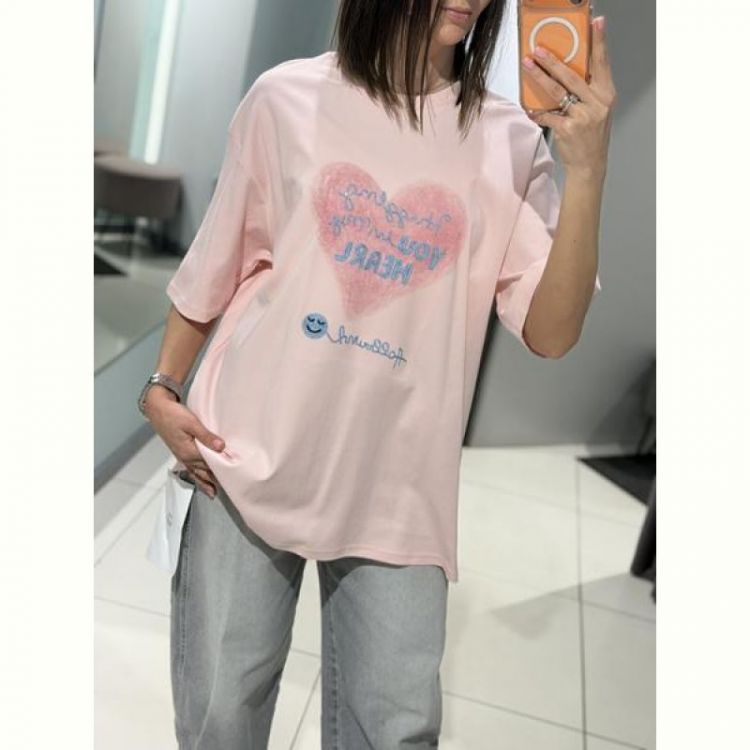 Купить Футболка Comod 6073K pink на obuv-plus.com.ua