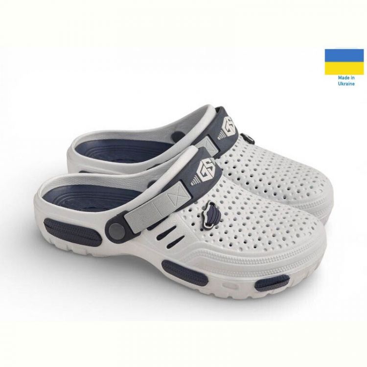 Купить Кроксы Gipanis CM118 білий на obuv-plus.com.ua
