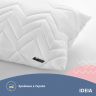 Купить Подушка для сна 50х70 см NORDIC COMFORT+ IDEIA антиаллергенная холлофайбер чехол с молнией белая на obuv-plus.com.ua
