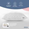 Купить Подушка для сна 50х70 см NORDIC COMFORT+ IDEIA антиаллергенная холлофайбер чехол с молнией белая на obuv-plus.com.ua