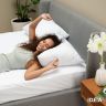 Купить Подушка для сна 50х70 см NORDIC COMFORT+ IDEIA антиаллергенная холлофайбер чехол с молнией белая на obuv-plus.com.ua