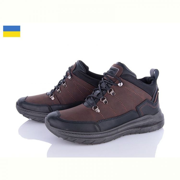 Купить Кроссовки Dago M2301 чорно- корич на obuv-plus.com.ua