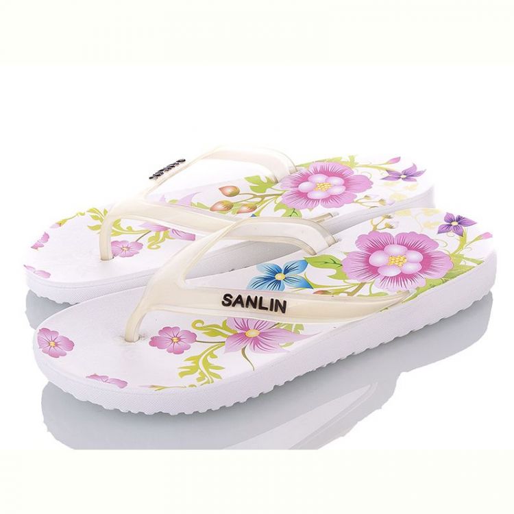 Купить Шлепанцы Sanlin VH55-12 white на obuv-plus.com.ua