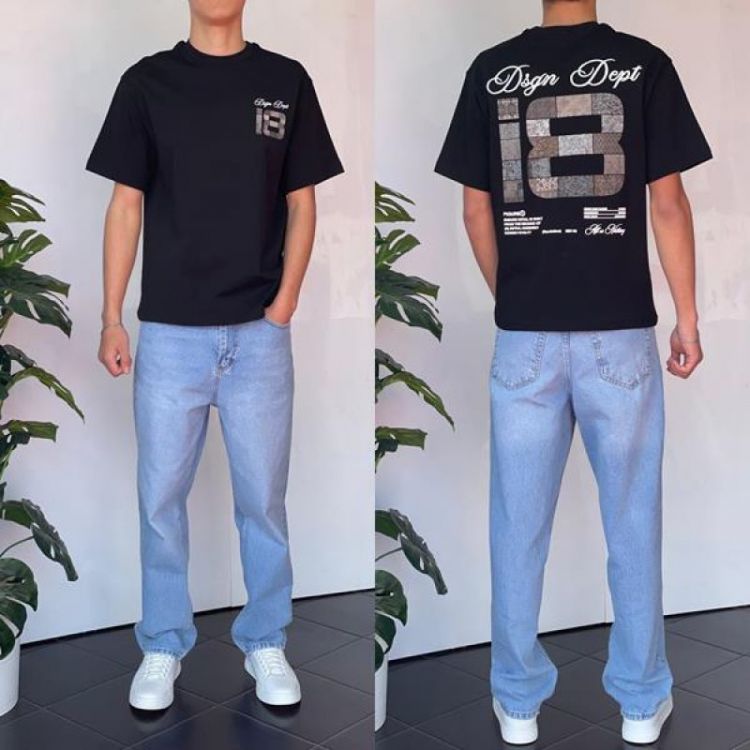 Купить Футболка i8denim 2182 black на obuv-plus.com.ua