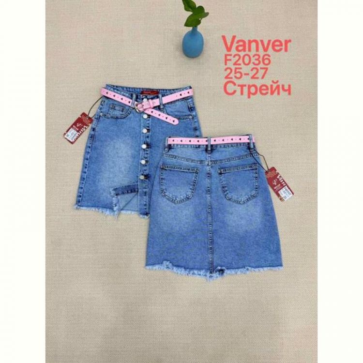 Купить Юбка Vanver F2036 l.blue на obuv-plus.com.ua