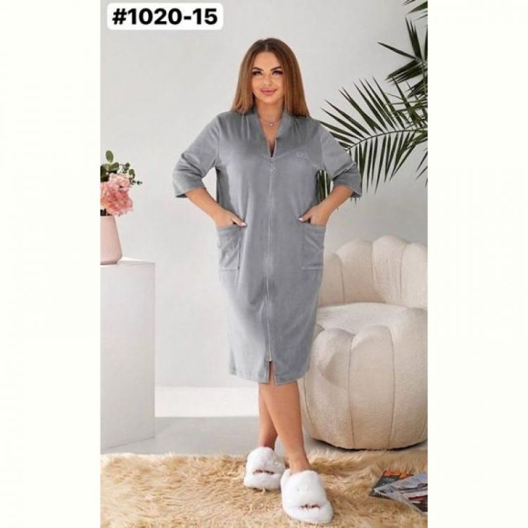 Купить Халат BAT 1020-15 l.grey на obuv-plus.com.ua