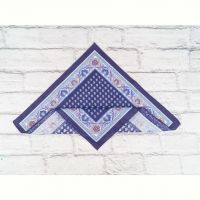 Купить Носовой платок Shawls P56 navy узбек на obuv-plus.com.ua
