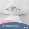 Купить Подушка для сна 70х70 см NORDIC COMFORT+ IDEIA антиаллергенная холлофайбер чехол с молнией белая на obuv-plus.com.ua
