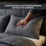 Купить Набор подушек 2 шт 50х70 см ManMaker IDEIA подушка серая гипоаллергенная с искусственным пухом и молнией на obuv-plus.com.ua