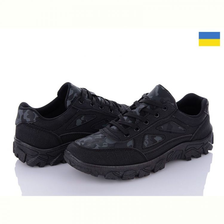 Купить Кроссовки Lvovbaza Bromen B&R 050 чорний-хакі на obuv-plus.com.ua