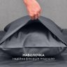 Купить Набор постельного белья евро IDEIA пододеяльник 200х220 см + 2 наволочки 50х70 см премиум сатин хлопок т/серый на obuv-plus.com.ua
