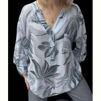 Купить Блузка LeVisha 26024 l.blue на obuv-plus.com.ua