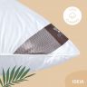 Купить Подушка для сна 70х70 см Air Dream Premium IDEIA два чехла с молнией белая антиаллергенная хлопок перкаль на obuv-plus.com.ua
