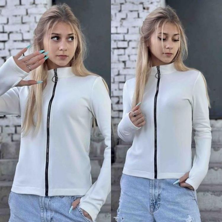 Купить Кофта Karolina KR358 white на obuv-plus.com.ua