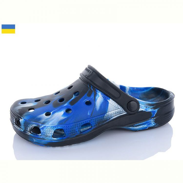 Купить Кроксы Cross SV18 папуга-син-чорний на obuv-plus.com.ua