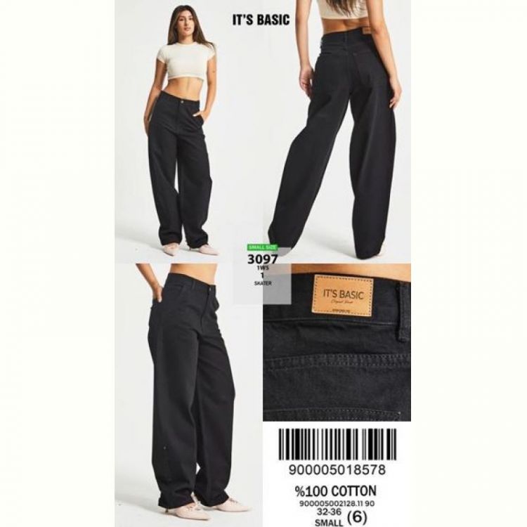 Купить Джинсы Maxim Jeans 3097-1 black на obuv-plus.com.ua