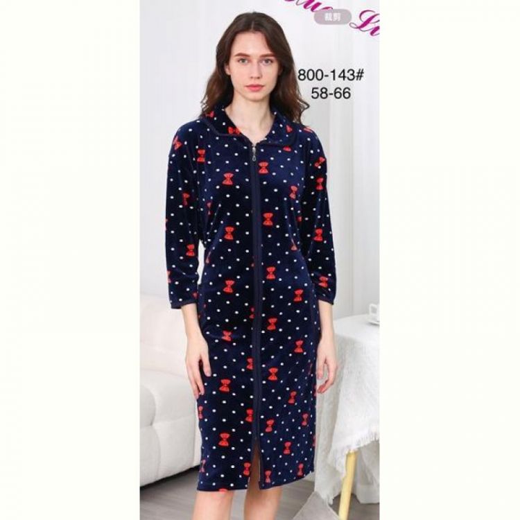 Купить Халат Fili Wear 800-143 navy на obuv-plus.com.ua