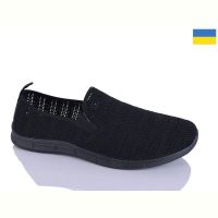 Купить Слипоны Demur 6929 чорний на obuv-plus.com.ua