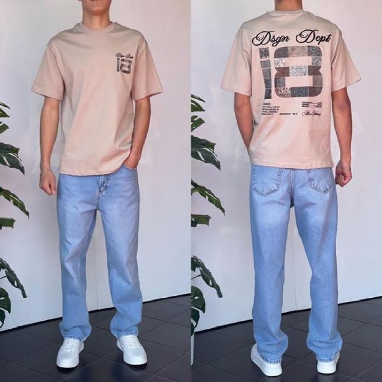 Купить Футболка i8denim 2180 beige на obuv-plus.com.ua