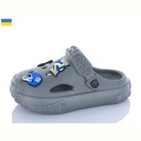 Купить Кроксы Verta ML3001 сірий джибітси асорті на obuv-plus.com.ua