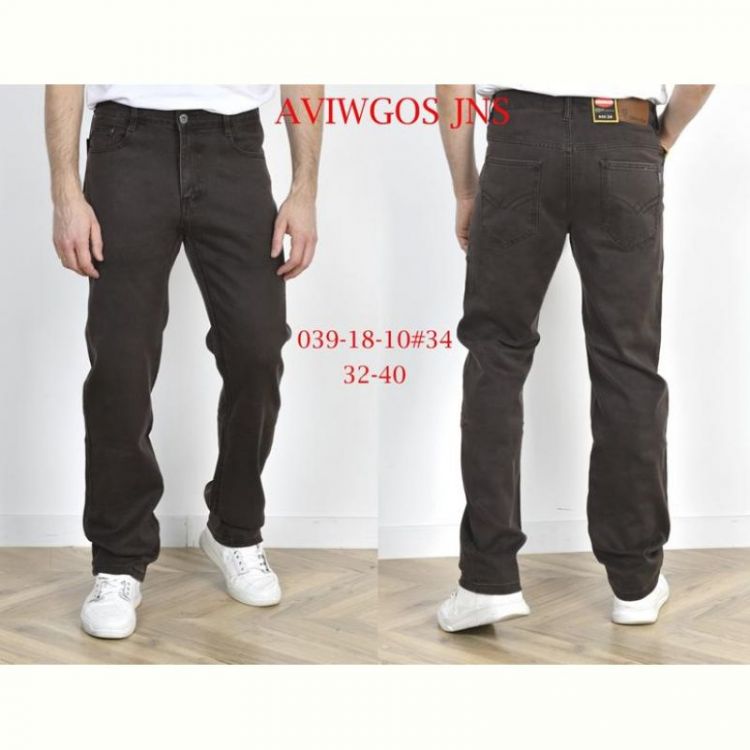 Купить Джинсы Vingvgs 039-18-10 brown на obuv-plus.com.ua