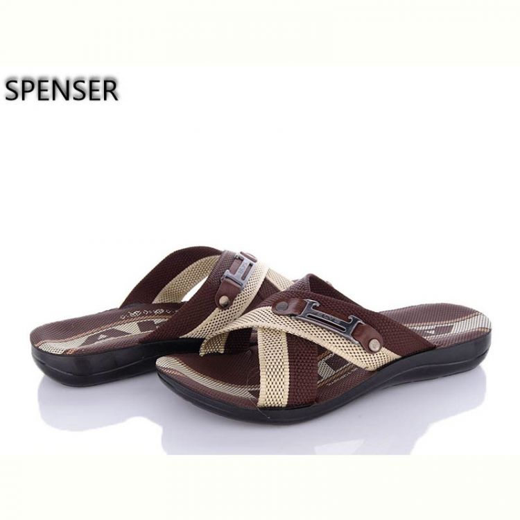 Купить Шлепанцы Spencer 007 коричневий на obuv-plus.com.ua