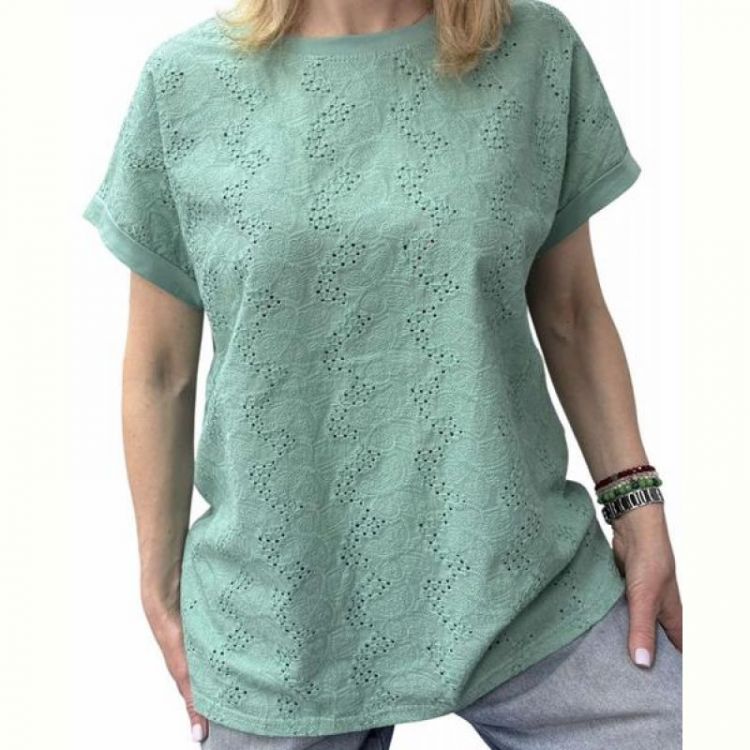 Купить Футболка LeVisha 25047 mint на obuv-plus.com.ua