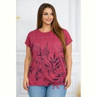 Купить Футболка Elena&Vika 26012 wine на obuv-plus.com.ua