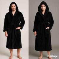 Купить Халат Fili Wear FW1581 black на obuv-plus.com.ua