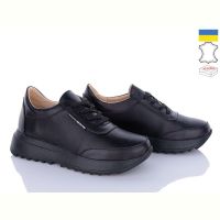 Купить Кроссовки A.N.I.One 5064-55 чорний шкіра на obuv-plus.com.ua
