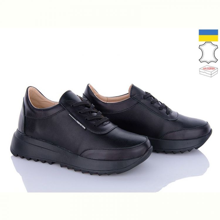 Купить Кроссовки A.N.I.One 5064-55 чорний шкіра на obuv-plus.com.ua