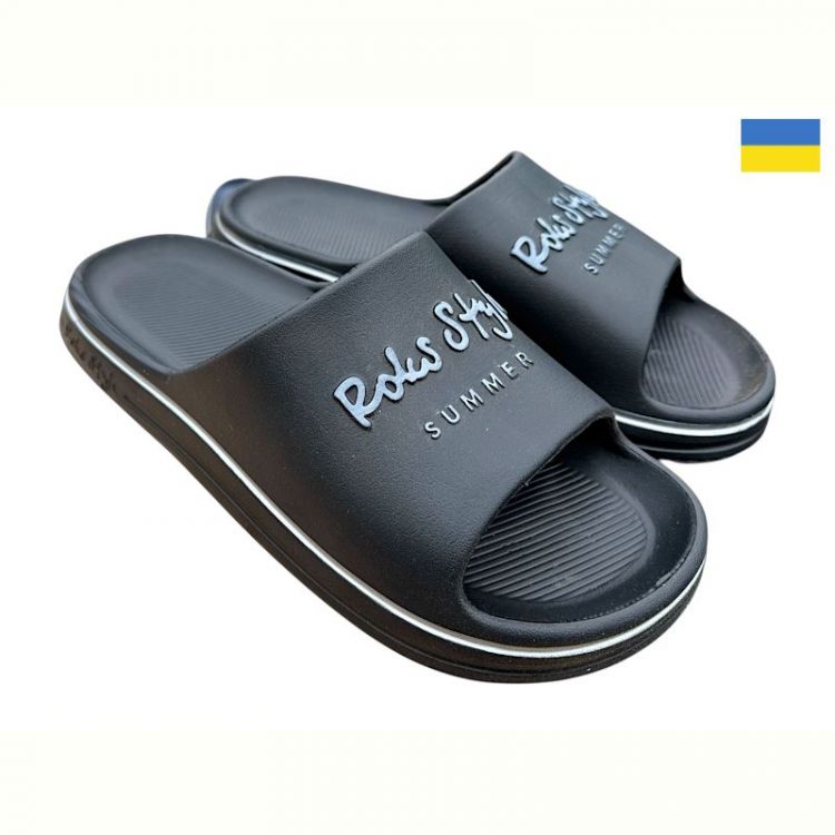 Купить Шлепанцы Roksol 520-010 чорний на obuv-plus.com.ua