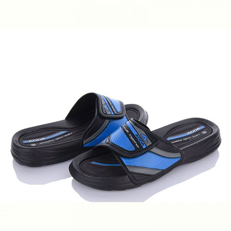 Купить Шлепанцы Adda 3RB3M blue-black на obuv-plus.com.ua