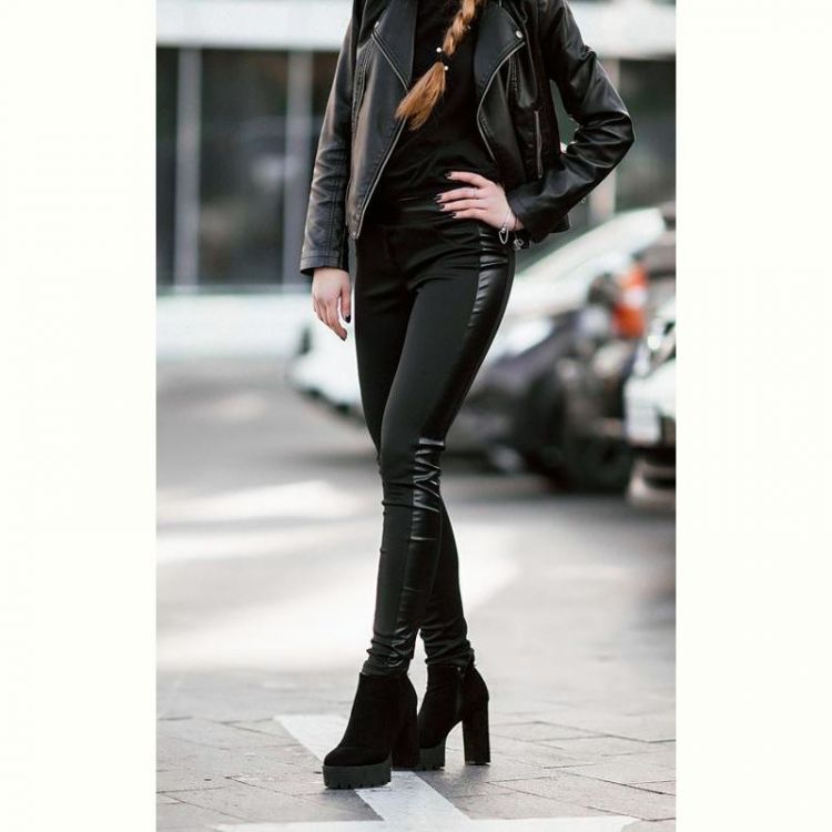 Купить Лосины Sport style 536 black-old-1 на obuv-plus.com.ua