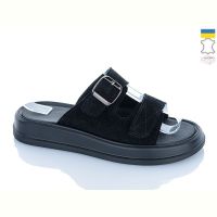 Купить Шлепанцы Sali 10 чорний з чор-п. на obuv-plus.com.ua