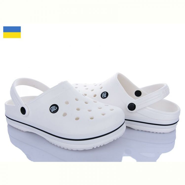 Купить Кроксы Golden Lion 224 білий на obuv-plus.com.ua