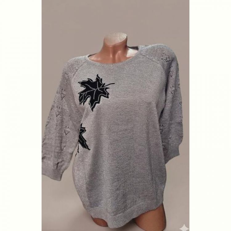 Купить Свитер Julia JL1023 grey на obuv-plus.com.ua