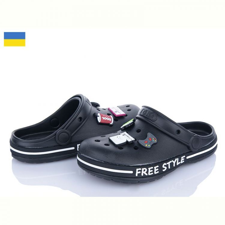 Купить Кроксы Dago 329 чорний на obuv-plus.com.ua