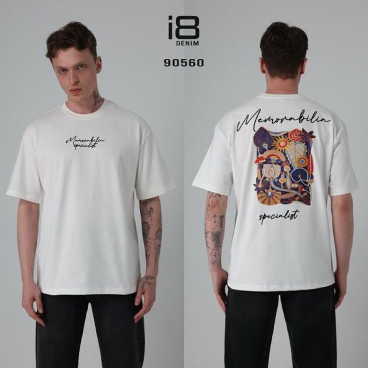 Купить Футболка i8denim 90560 white на obuv-plus.com.ua