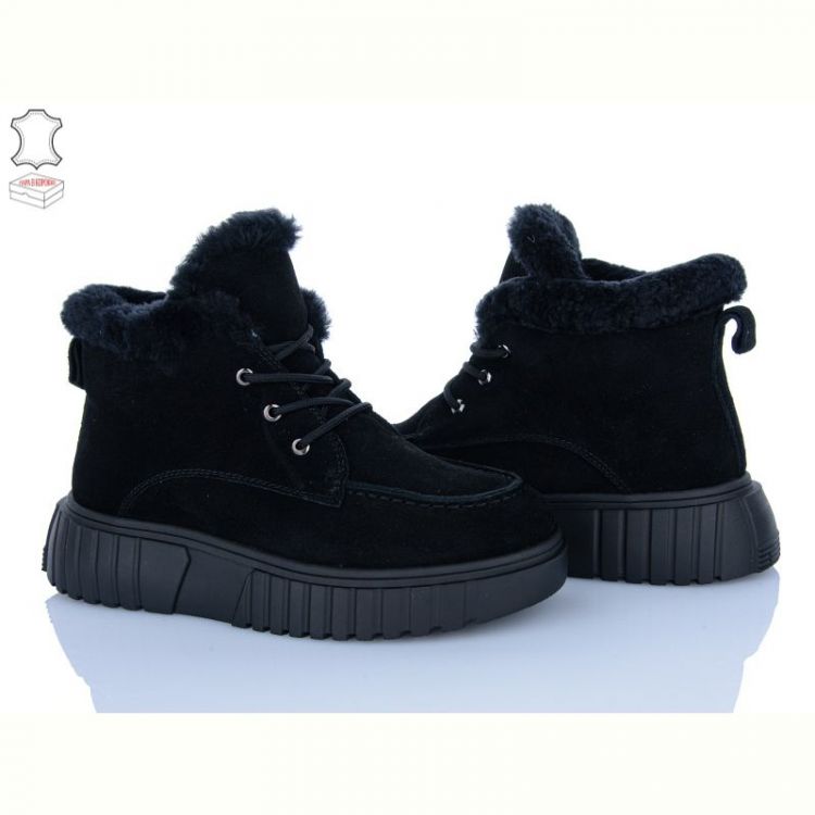 Купить Ботинки Hoseily 4290-B7788-7 black на obuv-plus.com.ua