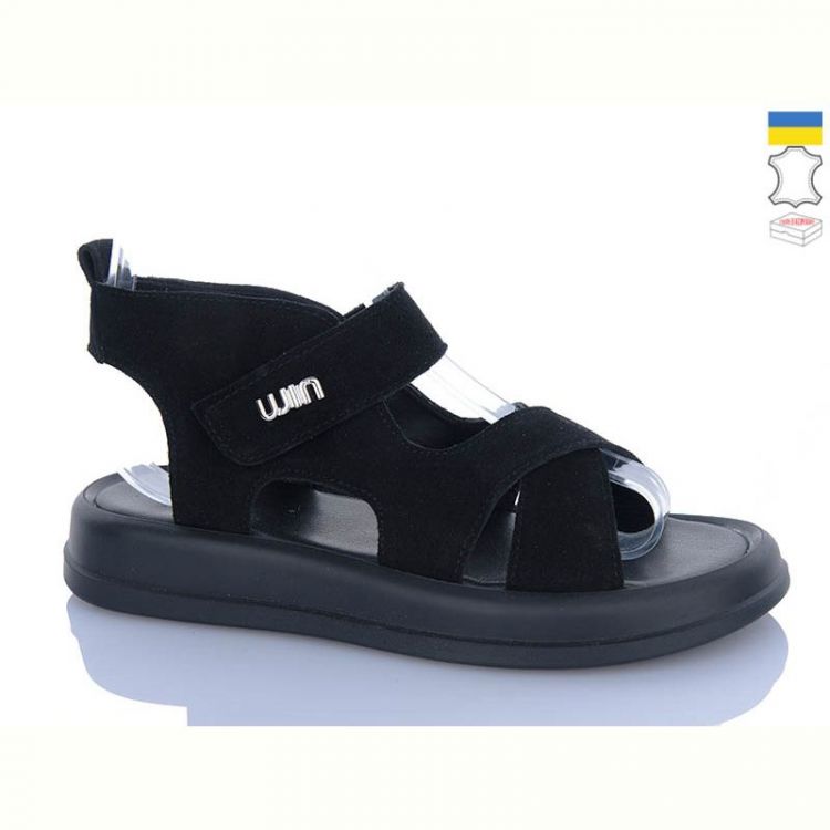 Купить Босоножки Sali 3 чорний з чор-п. на obuv-plus.com.ua