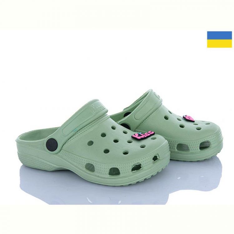 Купить Кроксы Cross Cross 017 оливка на obuv-plus.com.ua
