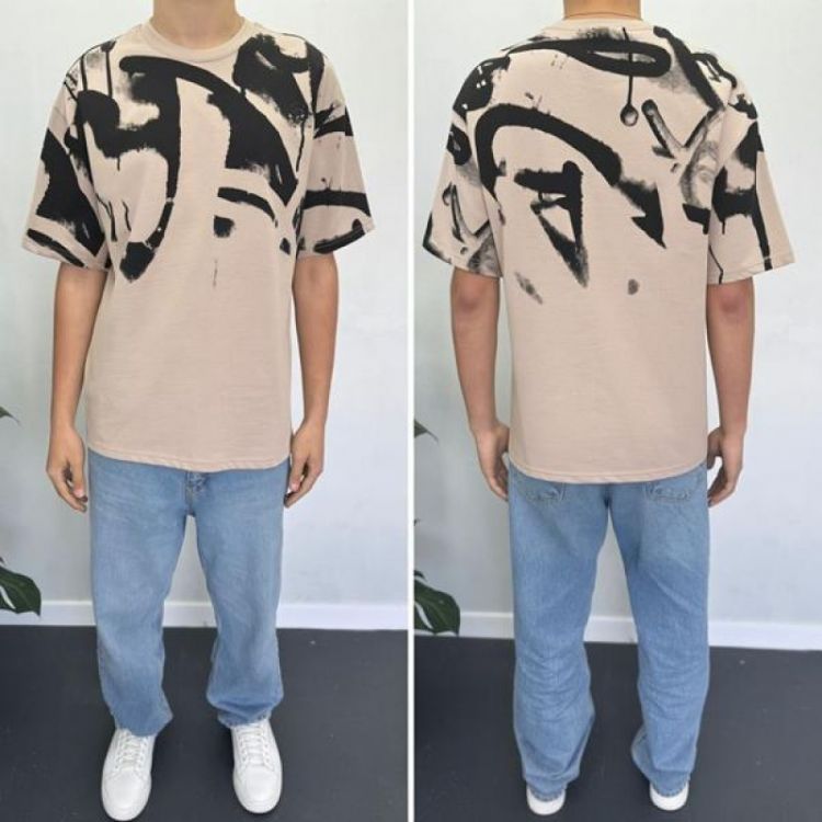 Купить Футболка i8denim 90569 beige на obuv-plus.com.ua
