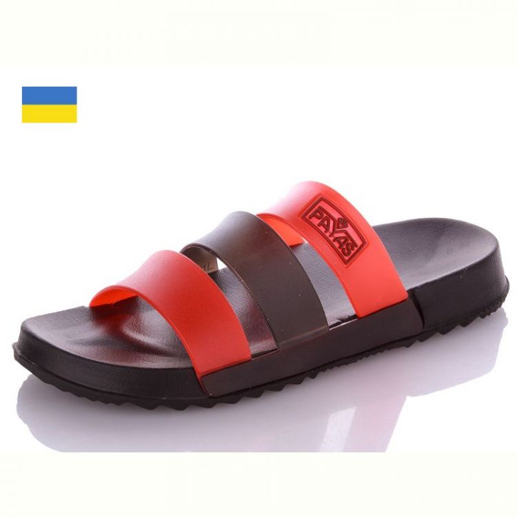 Купить Шлепанцы Payas Payas М силик красн-черн на obuv-plus.com.ua