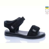 Купить Босоножки Garti 36 чорний замш на obuv-plus.com.ua