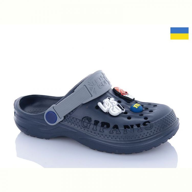 Купить Кроксы Gipanis Гіпаніс Д009 т.синій на obuv-plus.com.ua