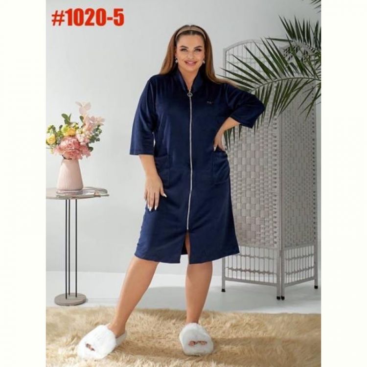 Купить Халат BAT 1020-5 navy на obuv-plus.com.ua