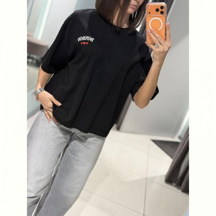 Купить Футболка Comod 1335 black на obuv-plus.com.ua